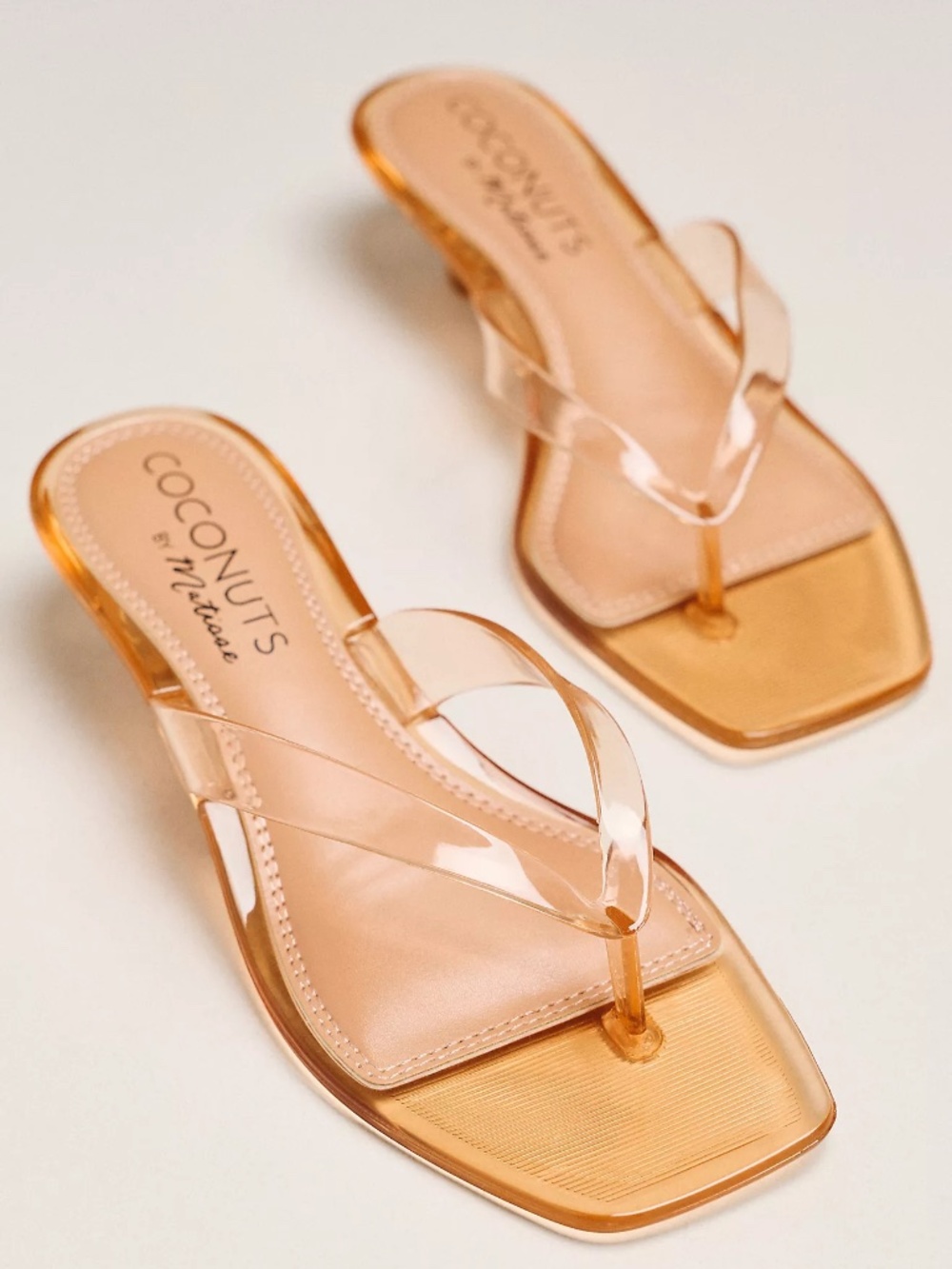 Matisse Margo Flip-Flop Kitten Heel Sandals Size 8